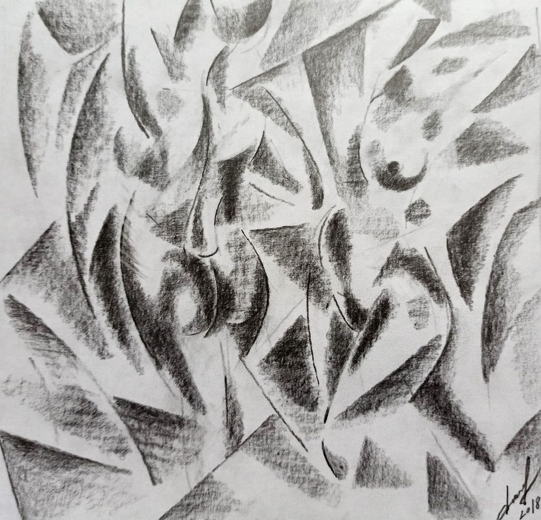 Abstract pencil painting Naked girls Peter Tovpev: Title: Abstract pencil painting Naked girls Peter Tovpev Description: NoDobr 473 *** ABOUT THIS PAINTING *** * TITLE: "Naked girls" * ARTISTS: Peter Tovpev * SIZE: 18x19 cm/'7.08x7.48 inches' *