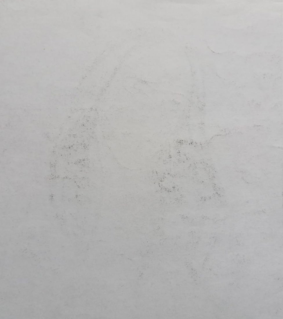 Abstract pencil painting Portrait of a girl Peter Tovpev - 4