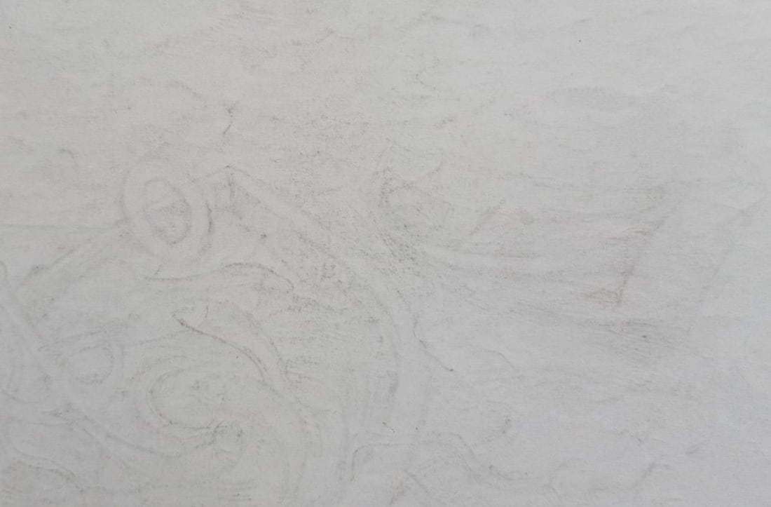 Pencil painting Fish in the boat Peter Tovpev - 4