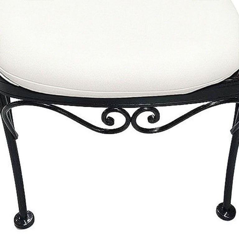 Restored Mid-century Iron Caf√© Patio/Outdoor "Ribcage" Chair by Woodard Set of 3 - 10
