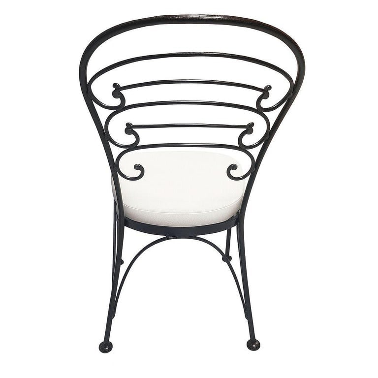 Restored Mid-century Iron Caf√© Patio/Outdoor "Ribcage" Chair by Woodard Set of 3 - 8
