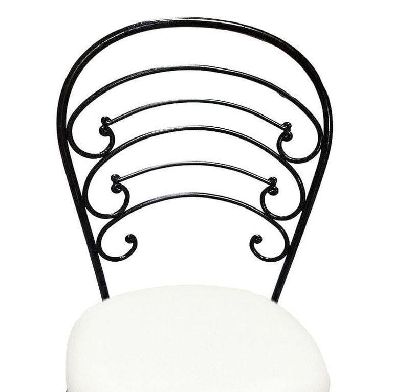 Restored Mid-century Iron Caf√© Patio/Outdoor "Ribcage" Chair by Woodard Set of 3 - 9