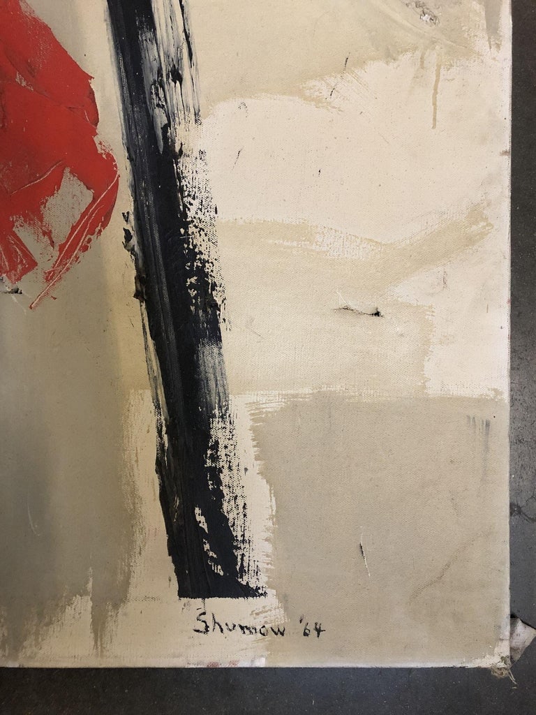 Abstract Robot Oil on Canvas Painting by artist Pasqual Bettio - 5