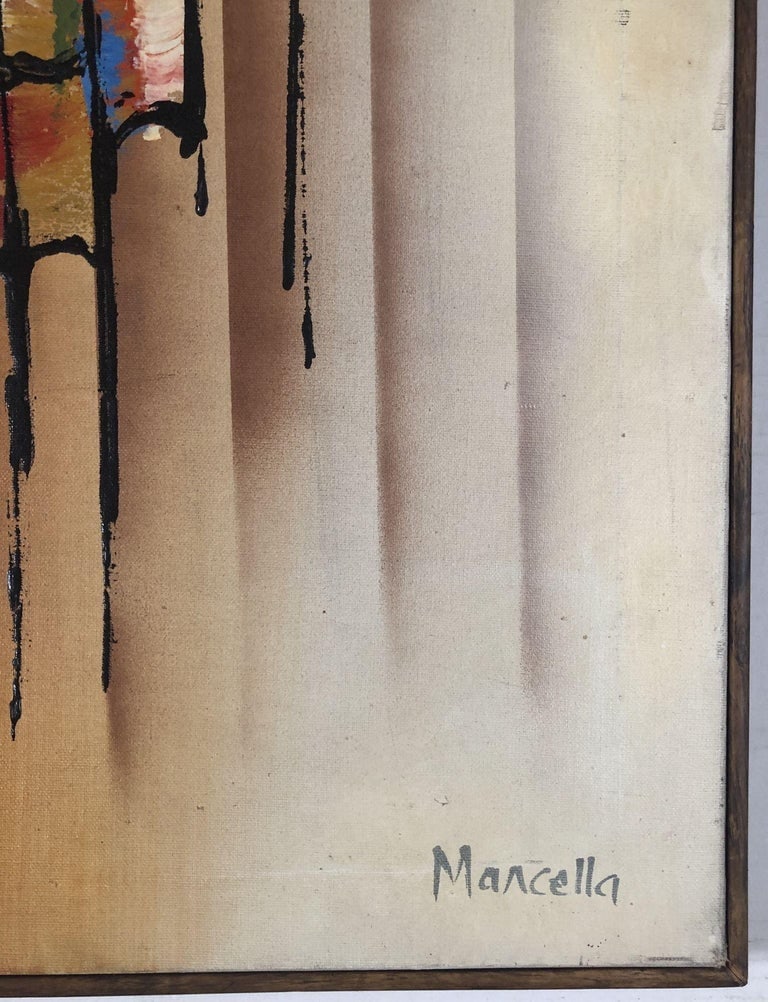 Large Abstract Oil Painting on Canvas by Marcella Doane - 5