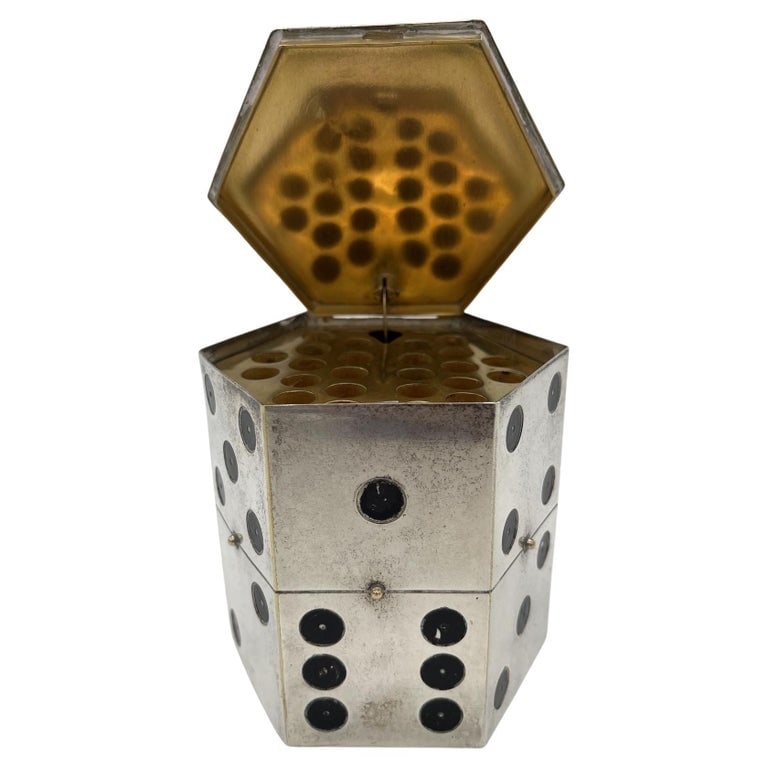 Limited Jeweler Made Dice Cigarette Dispenser by Legros Marius for Dunhill - 2