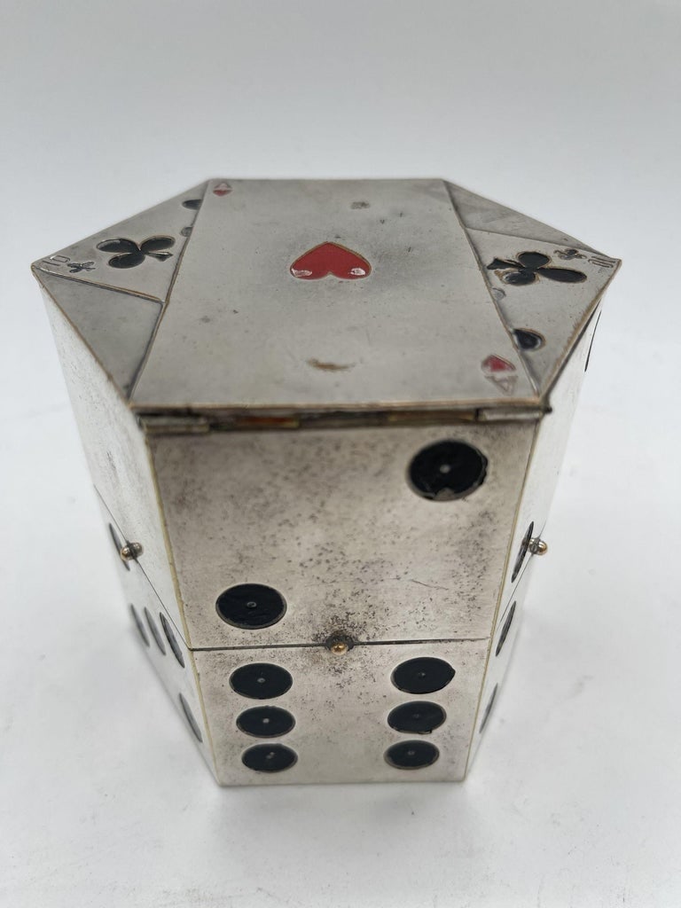 Limited Jeweler Made Dice Cigarette Dispenser by Legros Marius for Dunhill - 4