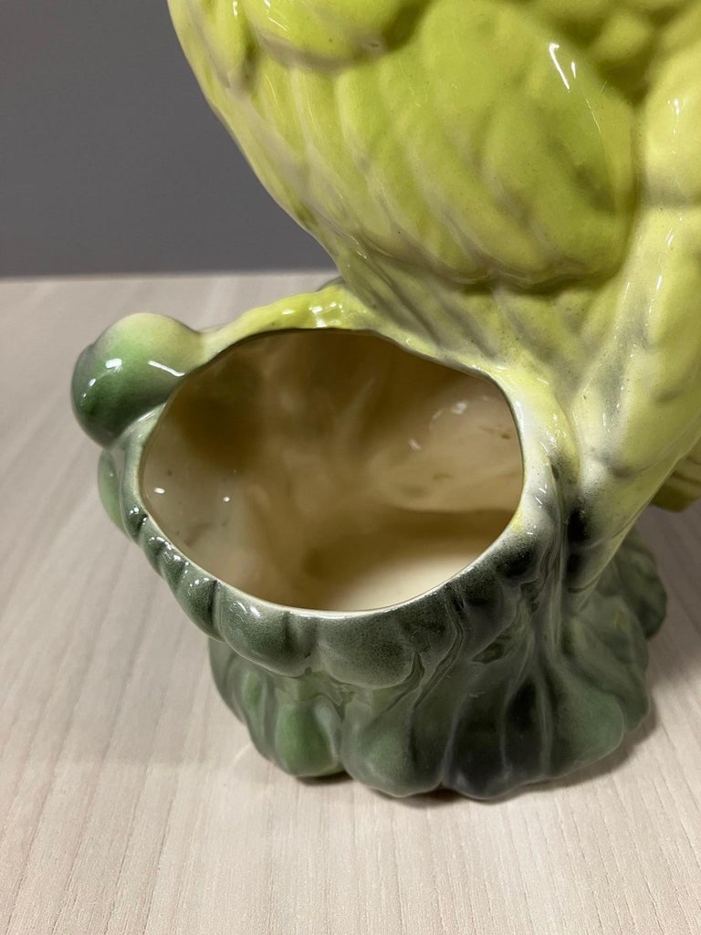 Ceramic California Pottery Tropical Cockatoo Planter - 11