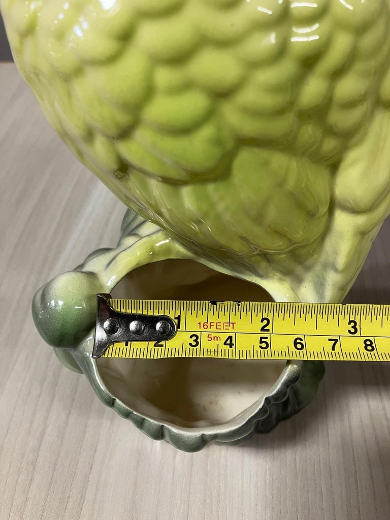 Ceramic California Pottery Tropical Cockatoo Planter - 12