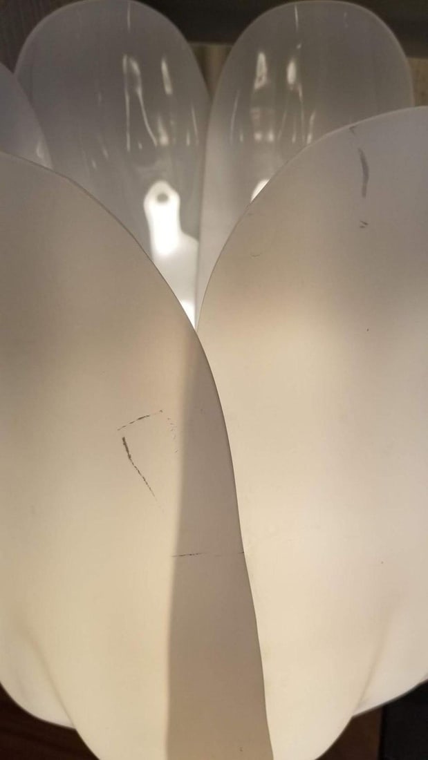 Oversized Acrylic Tulip Lamp in the style of Roger Rougier - 3