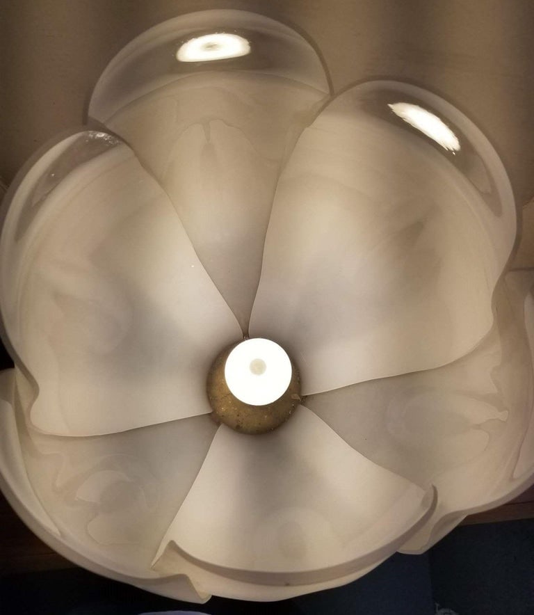 Oversized Acrylic Tulip Lamp in the style of Roger Rougier - 7