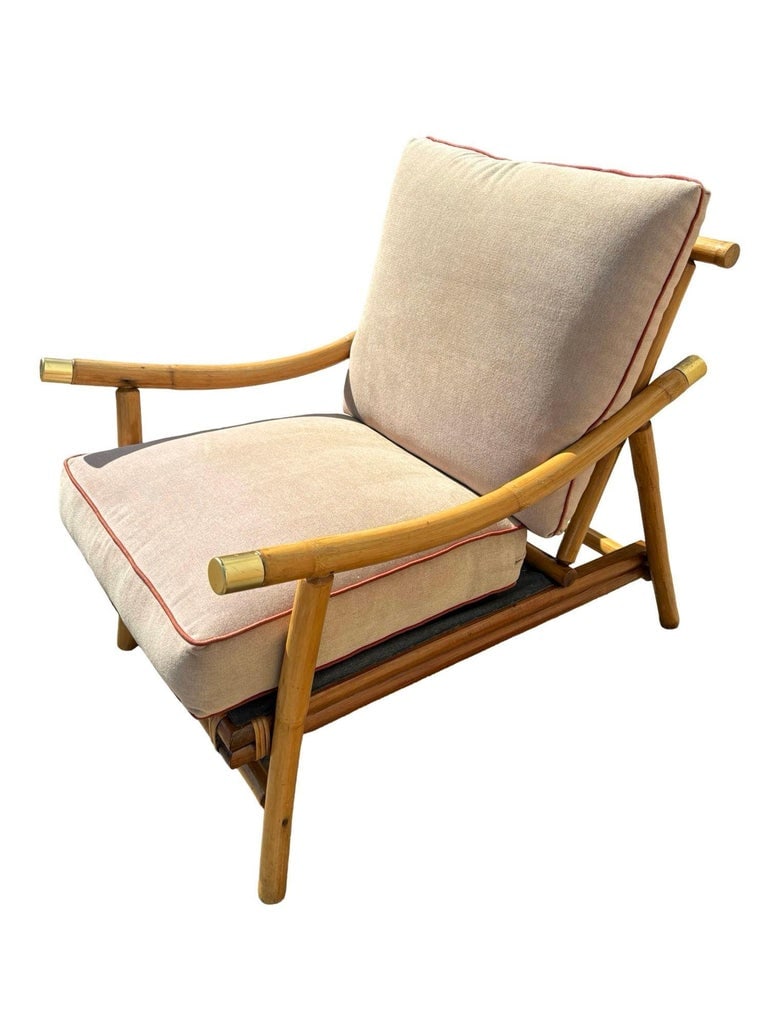Restored Rattan Sofa & Chair Livingroom Set by John Wisner for Ficks Reed - 5