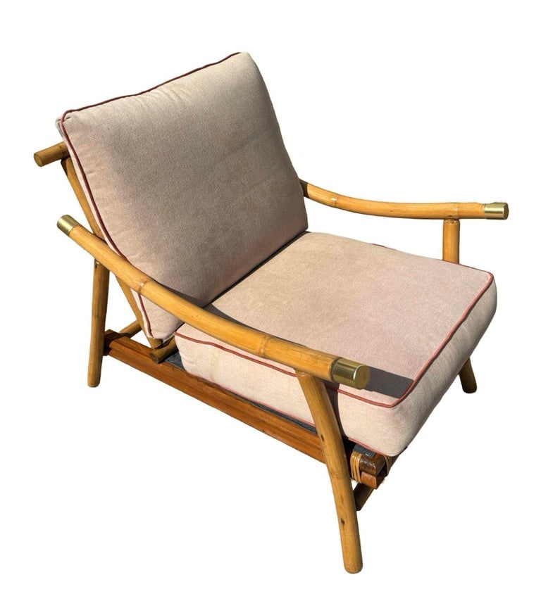 Restored Rattan Sofa & Chair Livingroom Set by John Wisner for Ficks Reed - 6