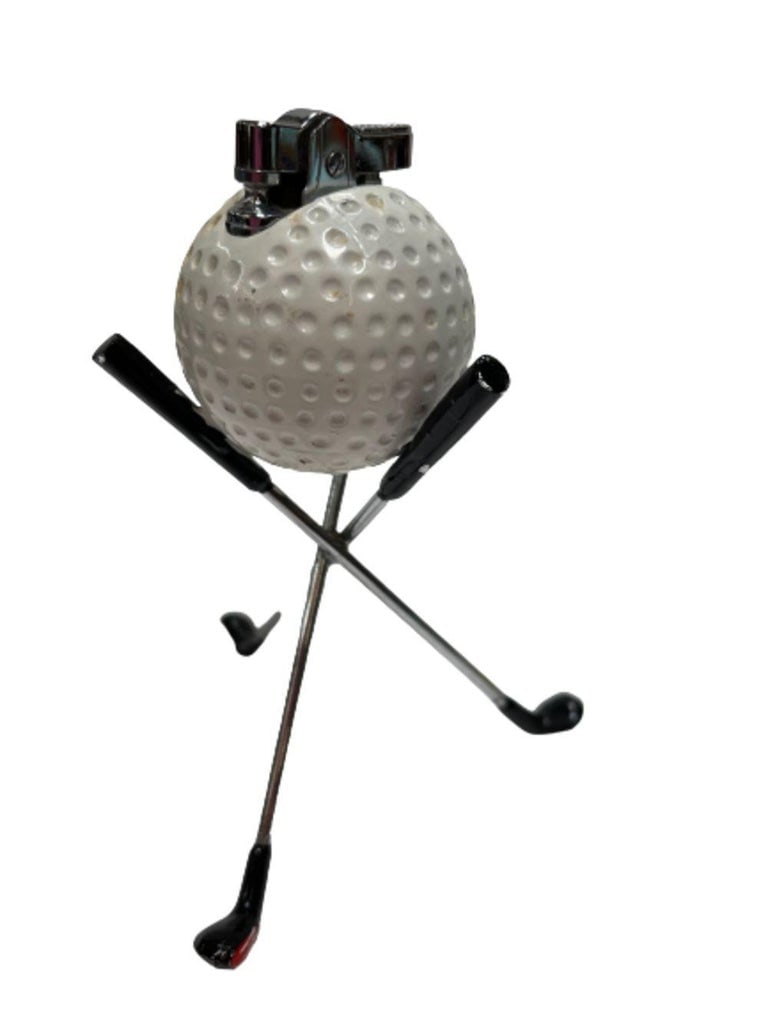 Mid Century Modern Novelty Pro Golf Ball Table Desk Lighter - 5