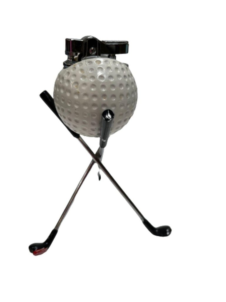 Mid Century Modern Novelty Pro Golf Ball Table Desk Lighter - 6