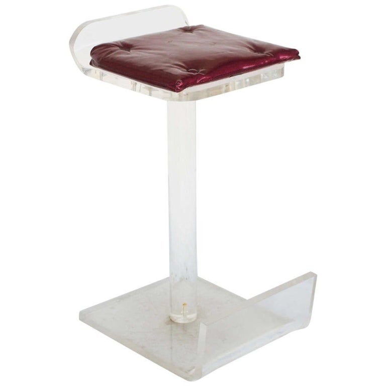 Postmodern Lucite Bar Stools set of Four - 5