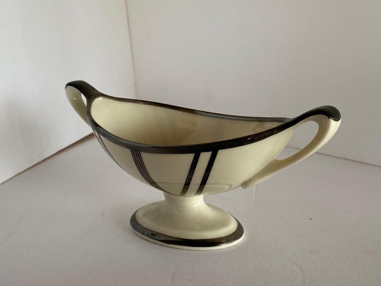 Stepped Art Deco Candelabra with Sterling Silver Overlay by Lenox - 3