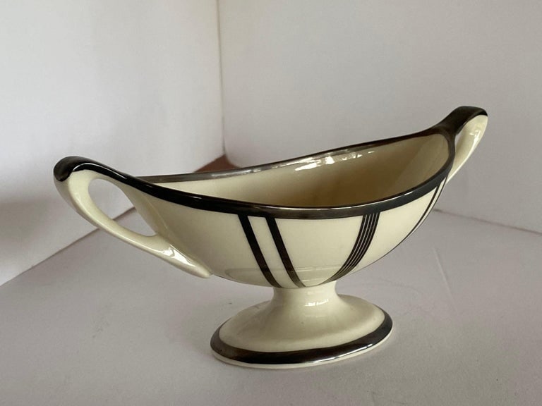 Stepped Art Deco Candelabra with Sterling Silver Overlay by Lenox - 4