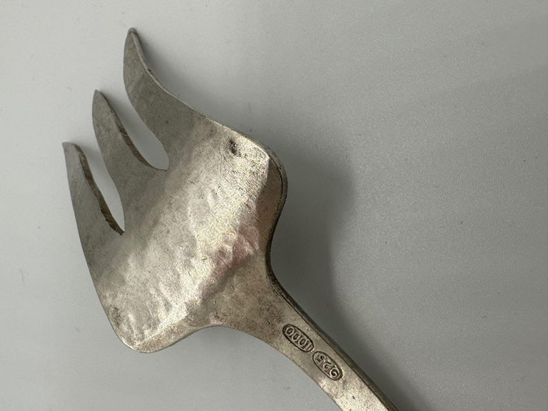 Vintage Arts and Crafts Fish Serving Fork - 6