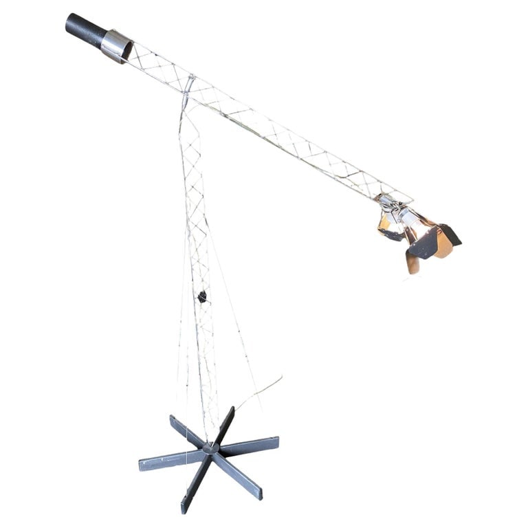 Postmodern Crane Floor Lamp by Curtis Jere - 2