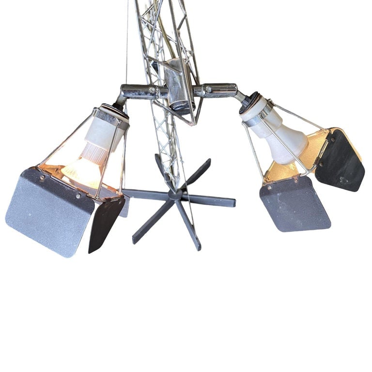 Postmodern Crane Floor Lamp by Curtis Jere - 6