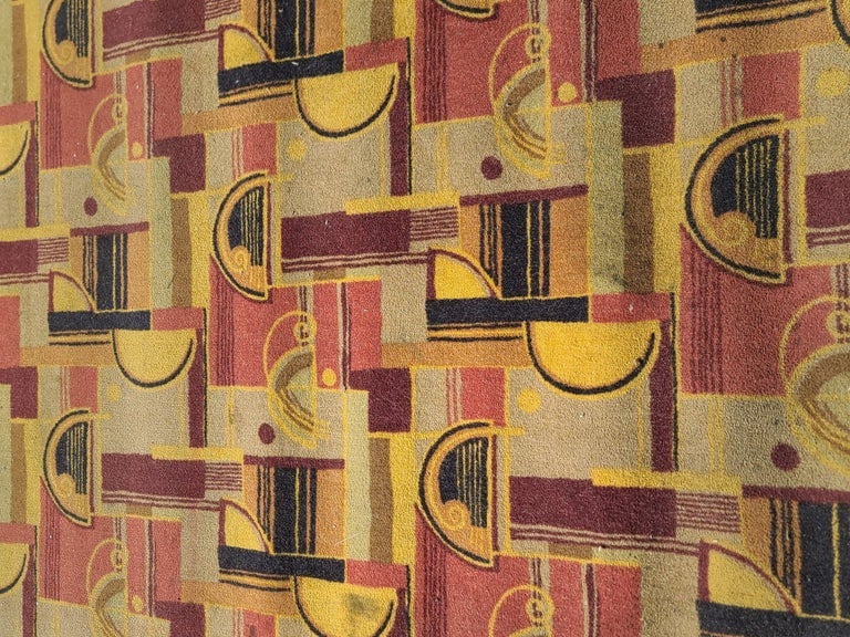 Large 22.7' Art Deco Edward Fields Style Area Rug from the Queen Mary - 5