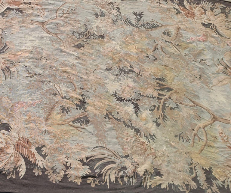 14' Foot Trans Atlantic Wool Tropical Palm Theme Area Rug - 5