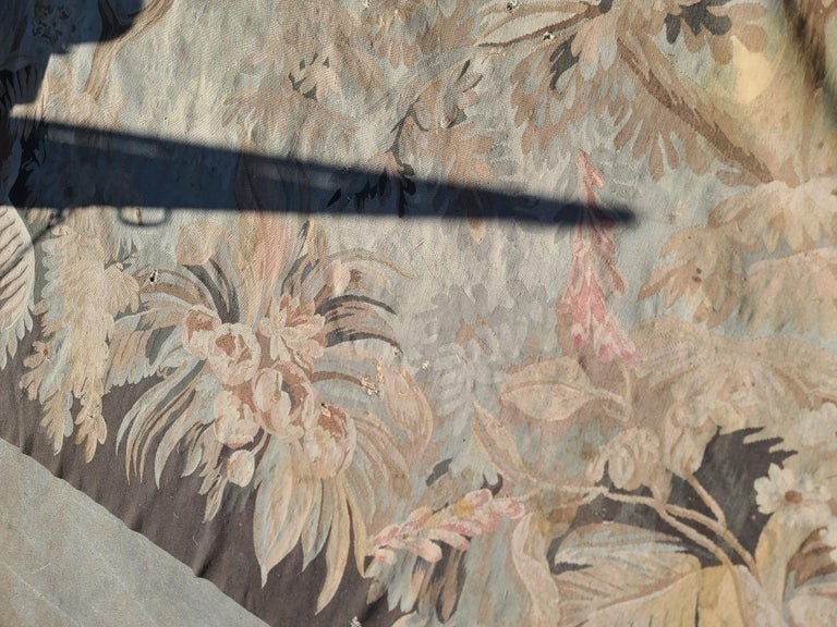 14' Foot Trans Atlantic Wool Tropical Palm Theme Area Rug - 8
