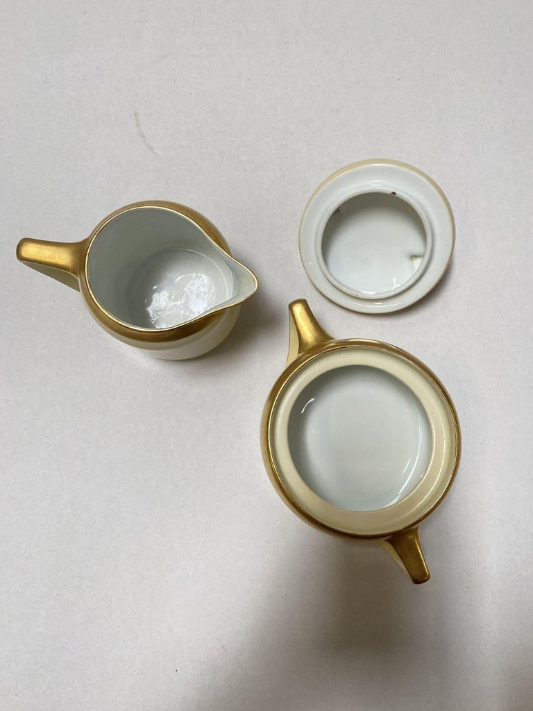 Rosenthal Serb Bavaria Donatello Porcelain Creamer & Sugar Bowl - 5