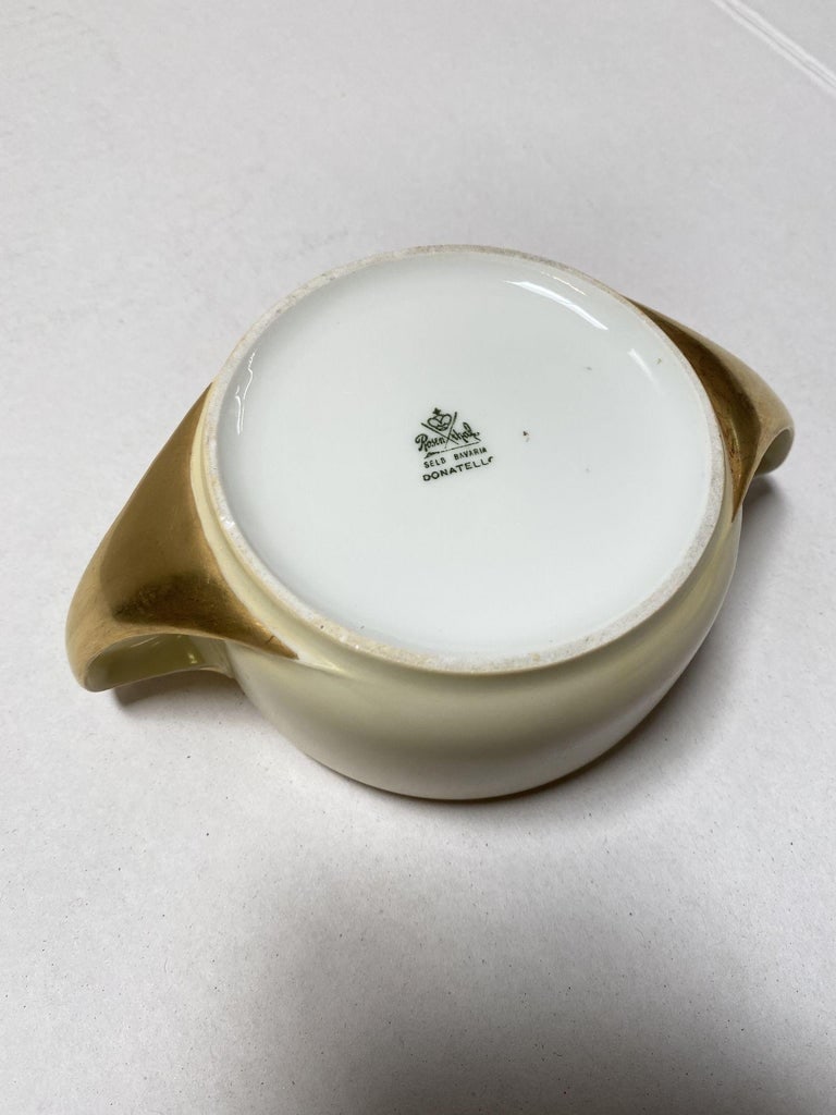Rosenthal Serb Bavaria Donatello Porcelain Creamer & Sugar Bowl - 6