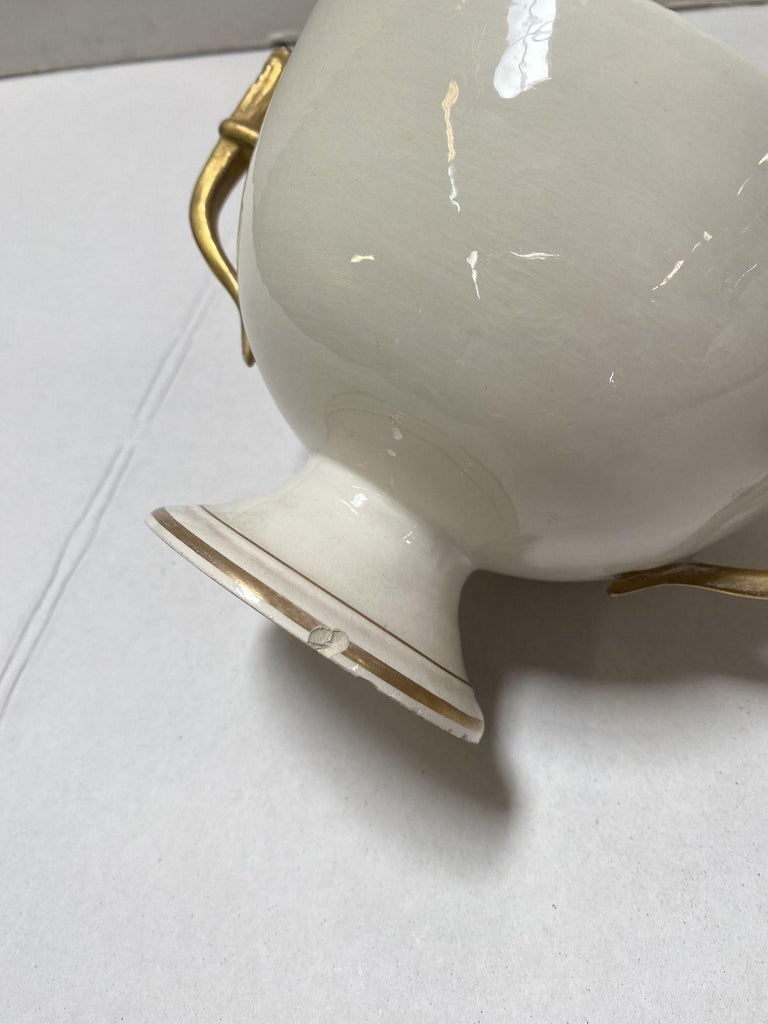 1910's Italian Ivory and Gold Sugar Holders/ Bowls with Lid - 8