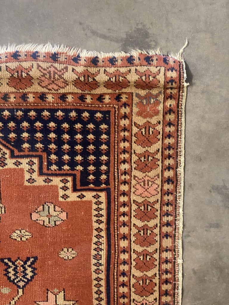 Persian Style Runner Silk 1930s Rug Runner - 5