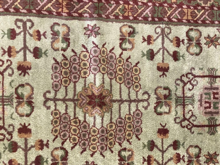 Post War Persian Style Runner Hand Loom 1950s Rug Runner - 7