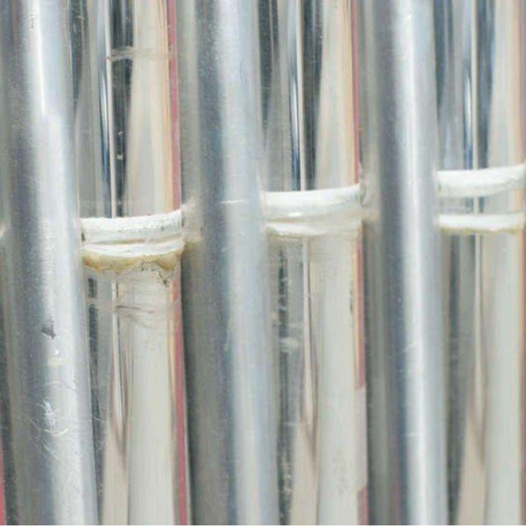 Lucite and Aluminum Acrylic Wall Divider by Charles Hollis Jones - 4