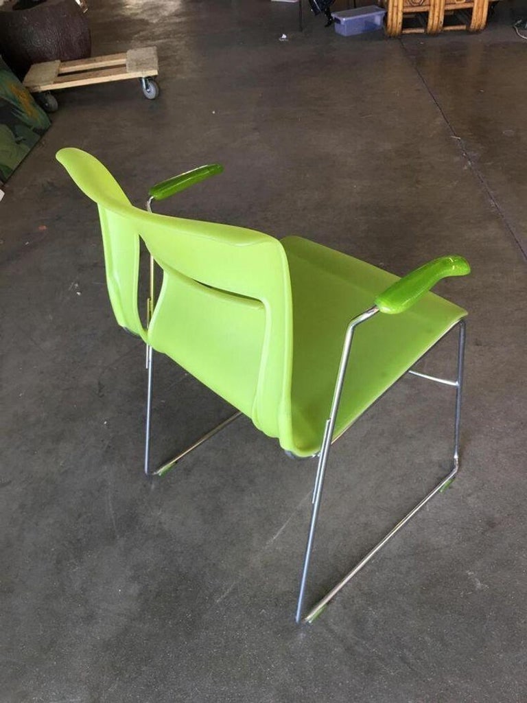 Green Stylex "Rhythm" Armchair by Sava Cvek, Pair - 7