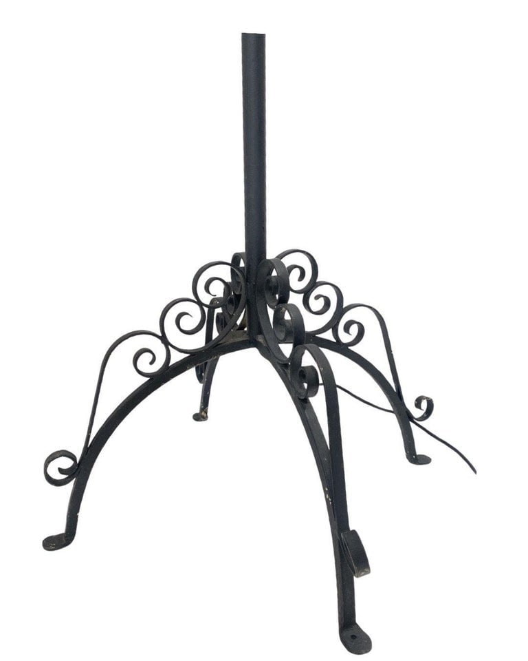 French Victorian Iron Candelabra - 4