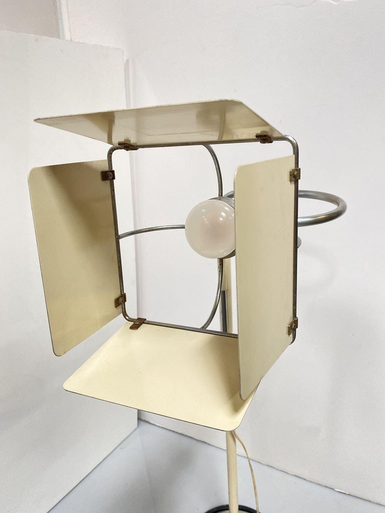 Post Modern Italian Floor Lamp with Hollywood Style Barn Doors - 6