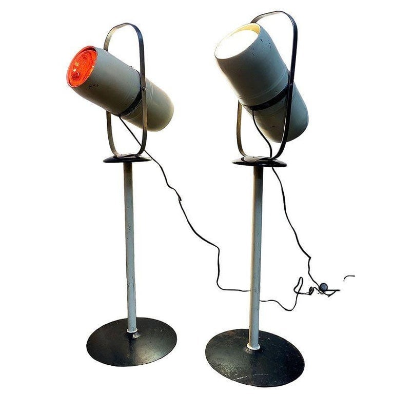 Pair of 1940's Westinghouse Mid-Century Self Tanning Lamp - 8