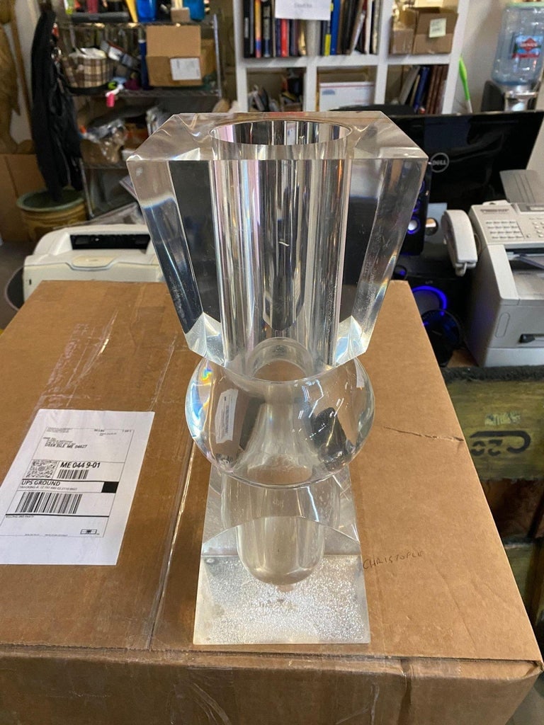 Large Vintage Hand Sculpted Vase by Charles Hollis Jones. - 8