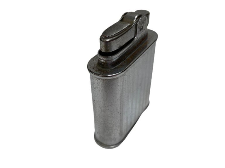 Original 1950 Stripped Table Lighter by Hilton - 3