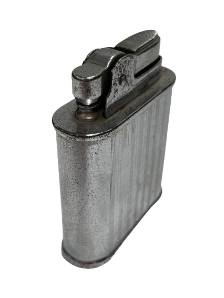 Original 1950 Stripped Table Lighter by Hilton - 7