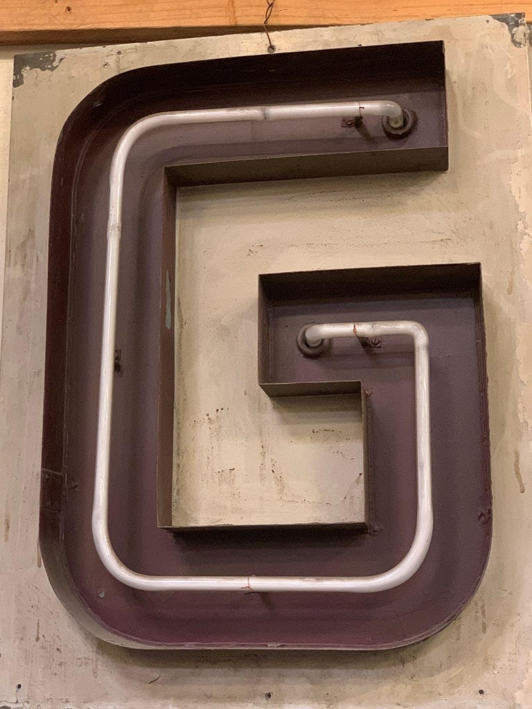 Large Vintage Neon Marquee Letters from the Iconic Pan-Pacific Auditorium - 3