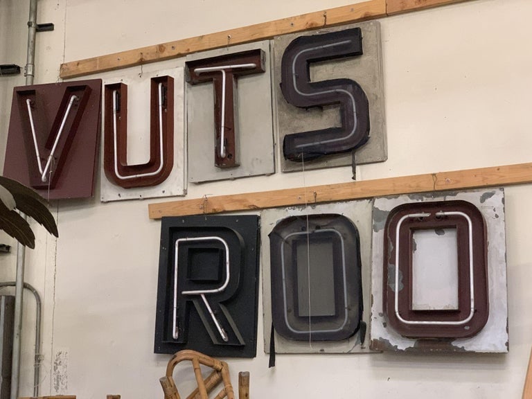 Large Vintage Neon Marquee Letters from the Iconic Pan-Pacific Auditorium - 8