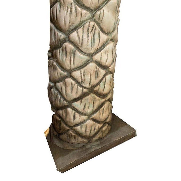 10-Foot Fiberglass Art Deco Grand Palm Tree Architectural Column, 2 Available - 8