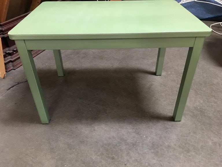 Midcentury Steelcase Tanker Dining Table and Chairs Set - 8