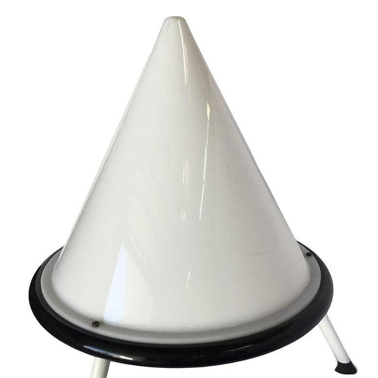 Bespoke Post Modern Acrylic Geometric Cone Table Lamp, 2 Available - 5