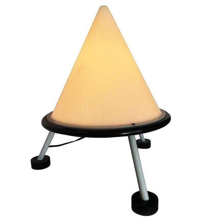 Bespoke Post Modern Acrylic Geometric Cone Table Lamp, 2 Available - 7