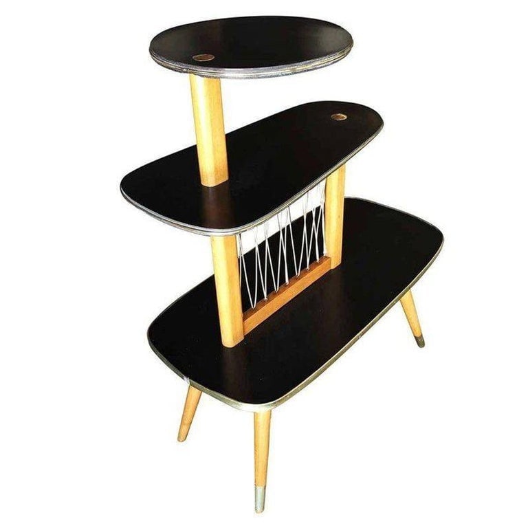 1950s Three-Tier Midcentury String Art Center Side Tables, Set of 3 - 10