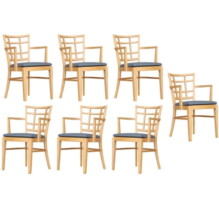 1940s Paul Frankl for Brown Saltman Dining Chair, Set of Seven - 9