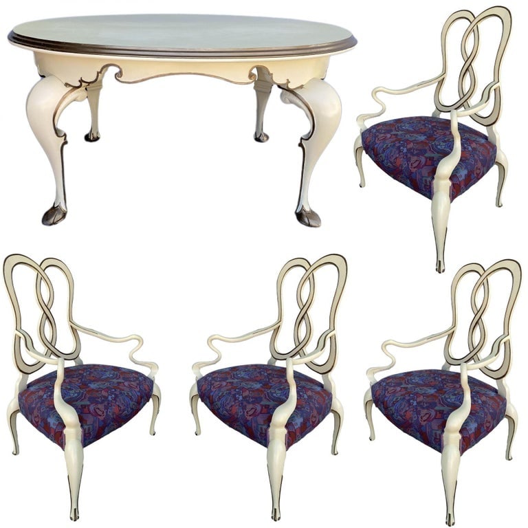 Rare 1939 Samuel Marx Dining Room Set by Quigley - 14
