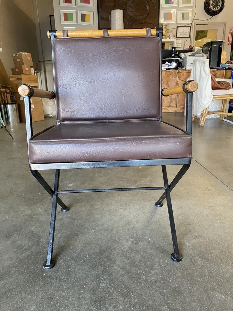 Set of Five Midcentury "Directors Chair" Chairs in the Style of Cleo Baldon - 13